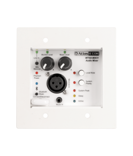 Atlas Indoor/Outdoor Analog Wall 3x1 Mic/Line/BT/AUX Mixer